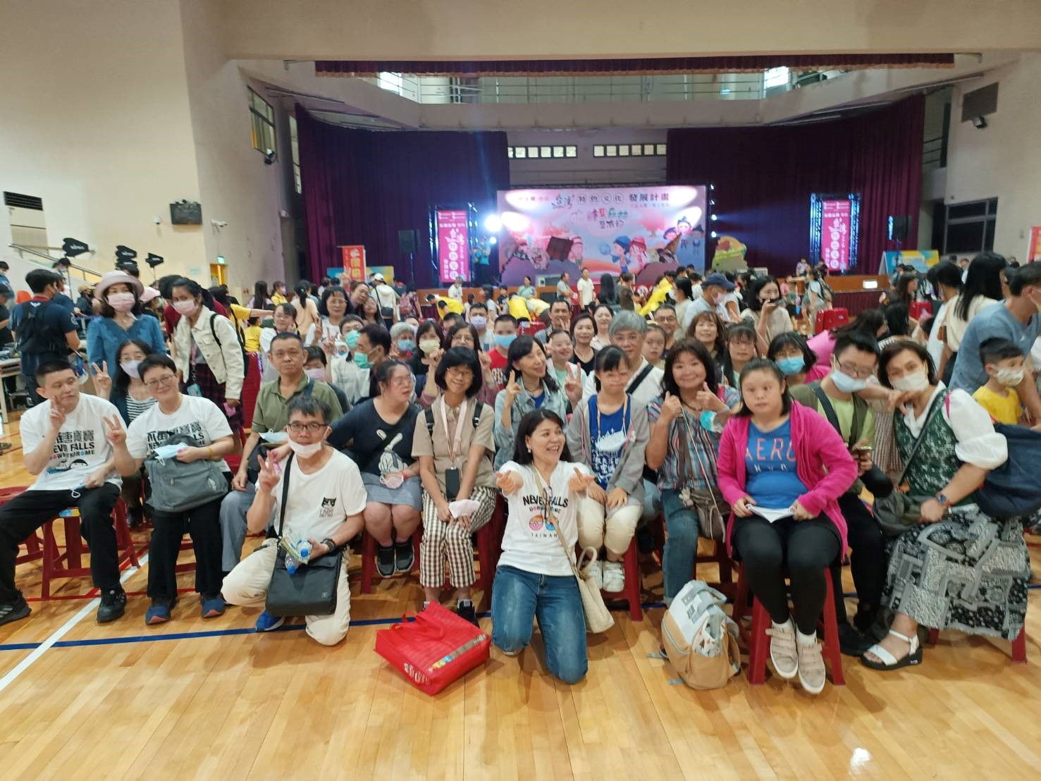唐氏症关爱者协会唐宝宝合影
